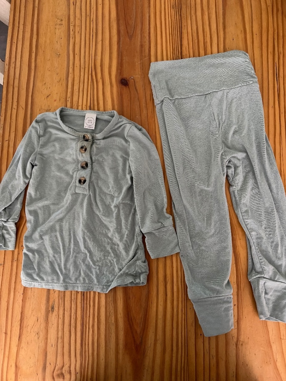 Lou Lou & company teal outfit 6-12 months